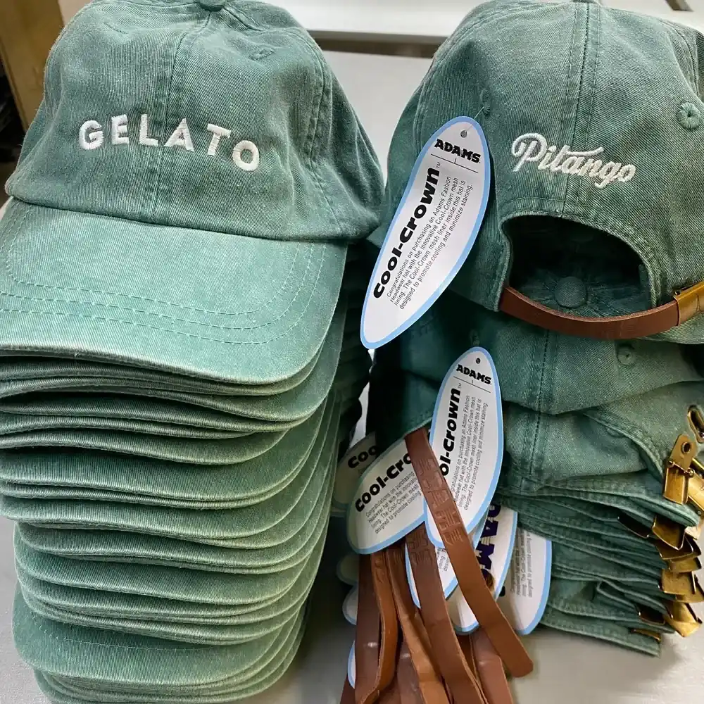 Embroidered caps for trade teams — workwear printing Slough